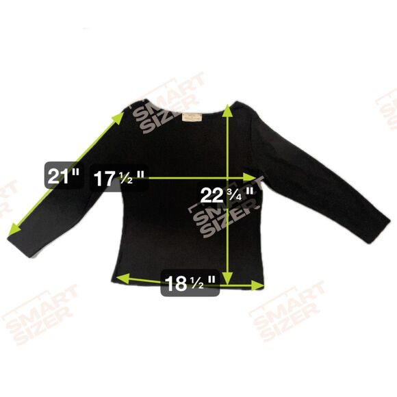 Brenda French for French Rags, heavy rayon knit top size M - Picture 3 of 14